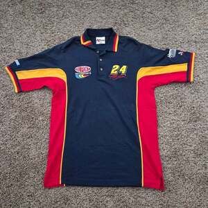 Chase Authentics Jeff Gordon NASCAR 24 Dupont Racing Polo Shirt Medium